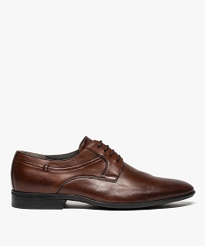 derbies homme a ligne effilee et bout amande brun chaussures de ville8418501_1