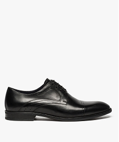 derbies homme avec surpiqures et perforations noir8419301_1