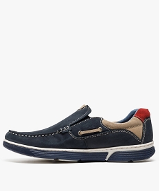 chaussures bateau homme sur semelle sport bleu mocassins et chaussures bateaux8429201_3