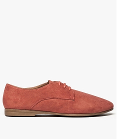 derbies femme a fine semelle rose8435801_1