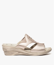 PANTACOURT BLEACH BLEU MULE DORE