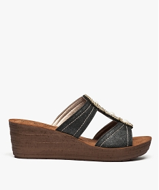 SWEAT BLEU CLAIR MULE NOIR