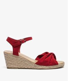 GEMO Sandales femme à talon compensé en corde 3497