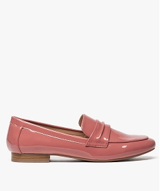 mocassins femme vernis a la ligne effilee rose mocassins8479701_1