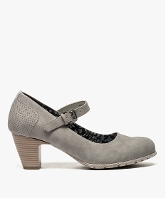 escarpins femme a talon stable et bride gris escarpins8482701_1