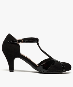 NU-PIED ROUGE CHAUSSURE TALON NOIR