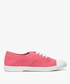 GEMO Tennis femme en toile colorée à bout renforcé rose standard