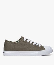 GEMO Tennis femme en toile avec doublure intérieure à motifs kaki standard