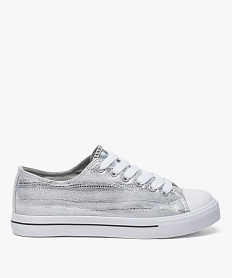 tennis femme bimatieres brillantes gris8488201_1