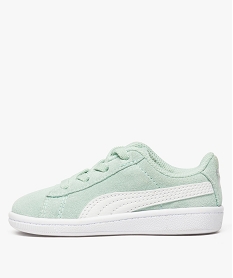 tennis bebe avec lacets elastiques - puma vert baskets8498901_3