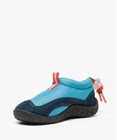 chaussures aquatiques garcon ajustables bleu tongs et plage8499901_2