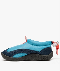 chaussures aquatiques garcon ajustables bleu tongs et plage8499901_3