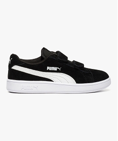 GEMO Tennis garçon en velours à scratchs - Puma Noir