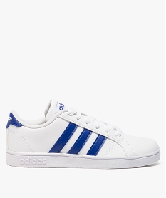 GEMO Basket enfant à lacets bicolore Baseline K - Adidas Blanc