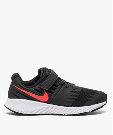 GEMO Baskets garçon en mesh à scratch - Nike Star Runner noir standard