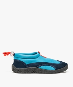 GEMO Chaussures aquatiques garçon ajustables Bleu