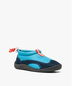 chaussures aquatiques garcon ajustables bleu tongs et plage8501301_2
