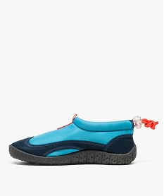 chaussures aquatiques garcon ajustables bleu tongs et plage8501301_3