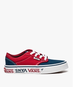 baskets garcon en toile bicolore et a lacets - vans atwood bleu8501701_1