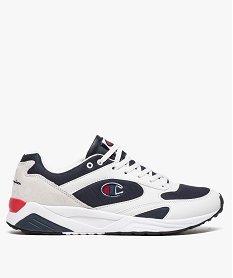 GEMO Baskets homme multimatières à lacets – Champion Torrance Low Blanc