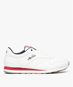 GEMO Baskets pour homme avec fermeture lacets - Ellesse blanc standard