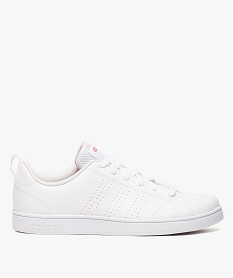 GEMO Baskets femme avec bandes perforées - ADIDAS Advantage rose chine