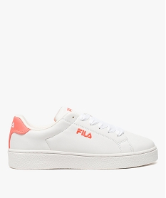 baskets femme a plateforme et details brodes - fila blanc8509501_1