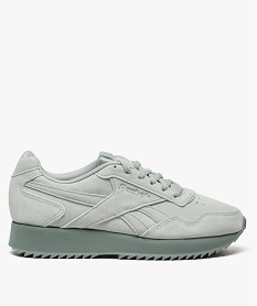 baskets femme dessus cuir semelle plateforme - reebok gris8511001_1