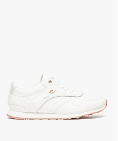 GEMO Baskets pour femme avec nombreuses surpiqûres - Ellesse blanc standard