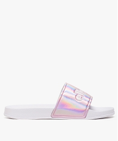 GEMO Sandales femme Ellesse avec bandeau irisé Blanc