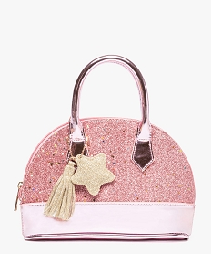 sac a main fille a paillettes et vernis rose8515301_1