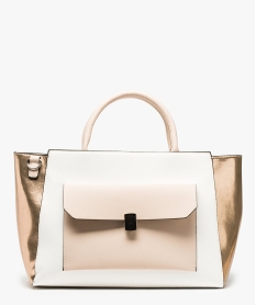 sac cabas femme multi-matieres blanc8521301_1