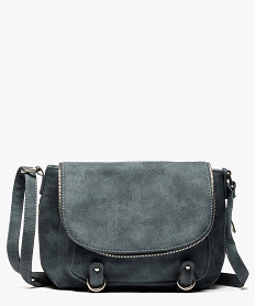 sac femme forme besace avec details zippes bleu standard sacs bandouliere8523801_1