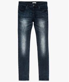jean homme skinny delave avec plis sur les hanches bleu jeans8530101_4