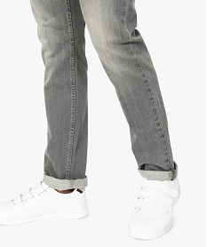 jean homme straight stretch 5 poches gris8530301_2