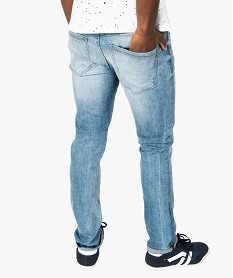 jean homme slim stretch taille haute delave bleu jeans8530601_3