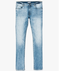 jean homme slim stretch taille haute delave bleu jeans8530601_4