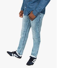 pantalon homme jogg-jean coupe straight bleu8530801_1