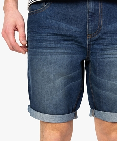 bermuda en jean 5 poches gris shorts en jean8533901_2