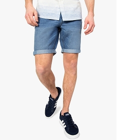 bermuda en jean 5 poches bleu shorts en jean8534001_1