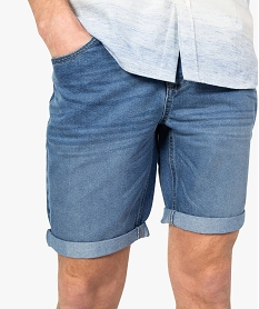 bermuda en jean 5 poches bleu shorts en jean8534001_2