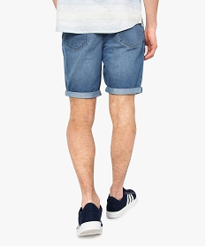bermuda en jean 5 poches bleu shorts en jean8534001_3