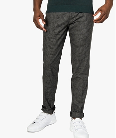 pantalon homme a carreaux imprime8536001_1