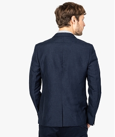 veste de costume pour homme en lin bleu8540501_3