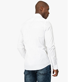 chemise homme coupe slim avec detail raye blanc8545001_3