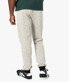 pantalon de jogging homme avec bande sur les cotes et finitions contrastantes gris pantalons8545901_3