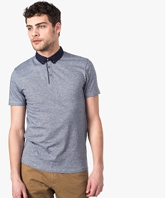 GEMO Polo homme en jersey de coton à col chemise Imprimé