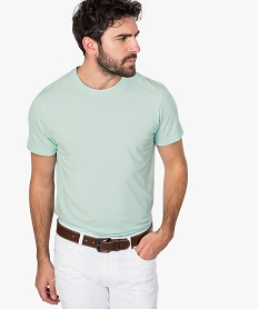 PANTALON NOIR TEE-SHIRT VERT D EAU