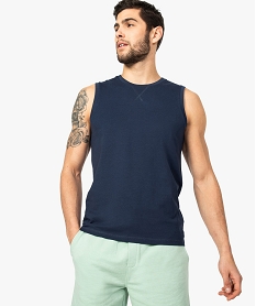 GEMO Debardeur uni Bleu
