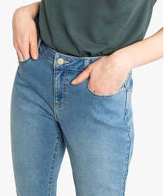 jeans femme cropped ajuste a taille normale gris8579301_2